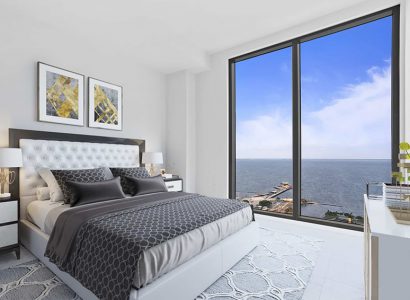 ONE St. Pete penthouse bedroom