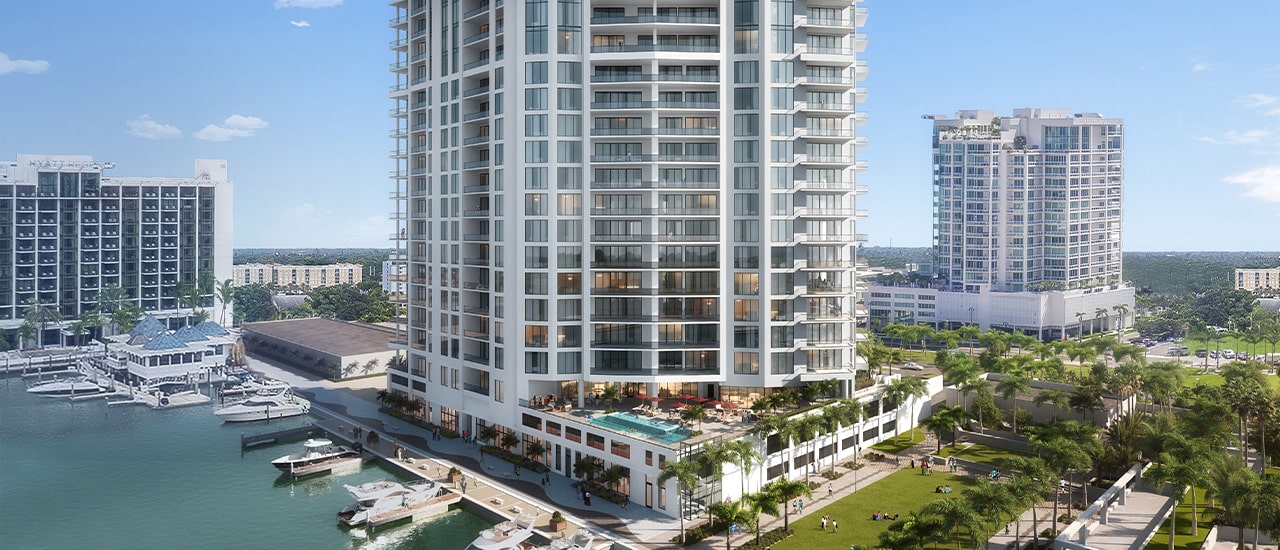 Sarasota Bay Ritz-Carlton Residences rendering